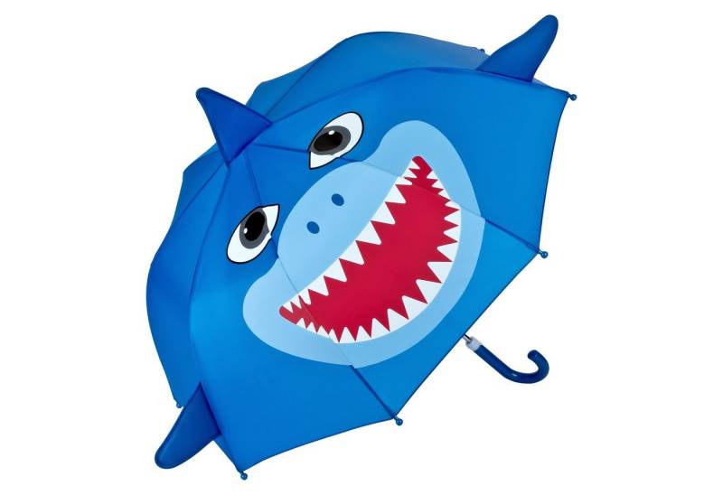 von Lilienfeld Stockregenschirm Kinderschirm Hai Shark Junge Mädchen Meer bis ca. 8 Jahre, 3D von von Lilienfeld