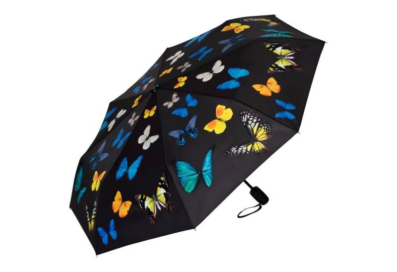 von Lilienfeld Taschenregenschirm Motivschirm Regenschirm Schmetterlingstanz Stabil Leicht Butterfly, Tiermotiv von von Lilienfeld