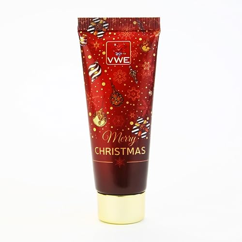 10 X Handlotion mit weihnachtlichem Duft und Design für Weihnachten, 15ml - 10er Set - Geschenkidee/kleine Give-Away zu Weihnachten - ROT/GOLD von von Wellean EigenArt