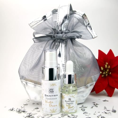 SKINTRIX Winter Dream Geschenkset mit Meshtäschchen - Silber von von Wellean EigenArt