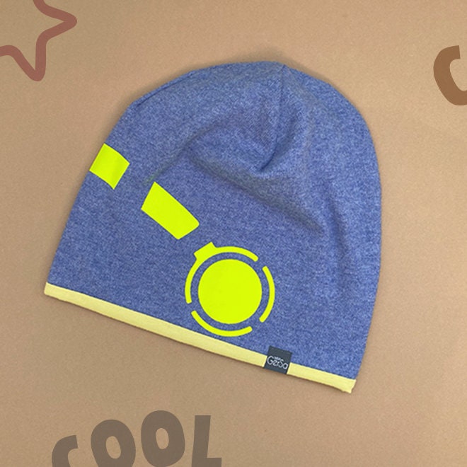 Mütze Kinder Geschenk Einschulung Mit Neon-Kopfhörer Für Mädchen Oder Jungen von vonGerSa