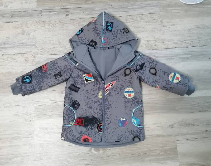 Softshelljacke Kapuze Jungs von vonOmii