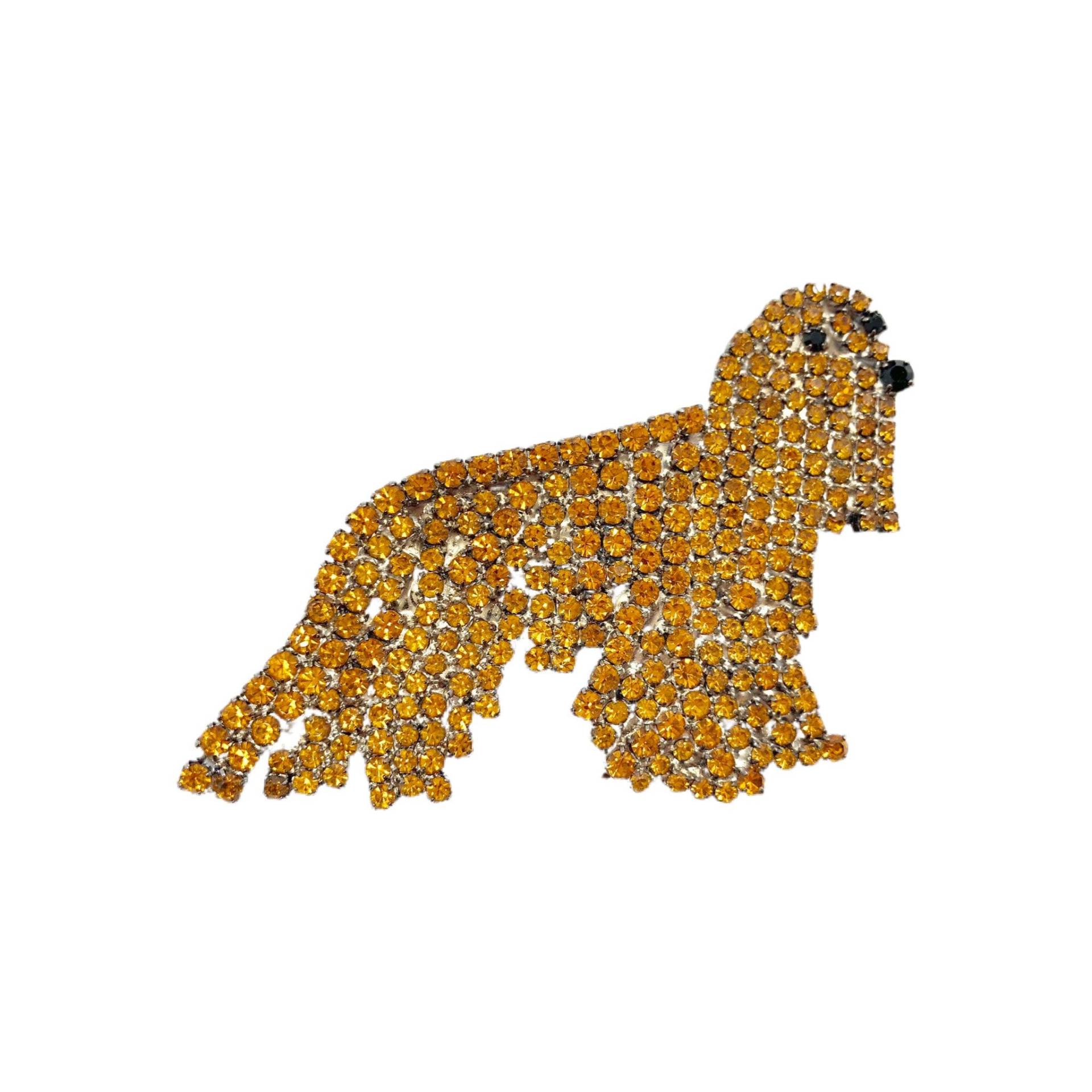 Cocker Spaniel Brosche/strass Hund Pin von vonWalhofJewelry