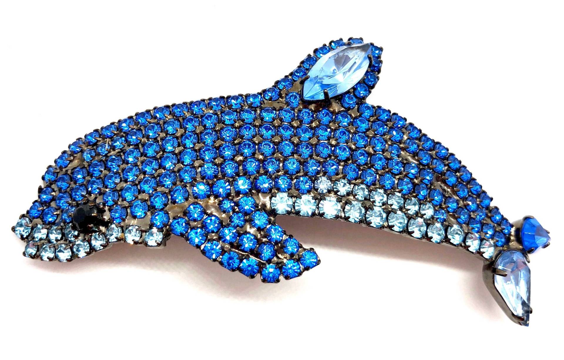 Delfin Schweinswal Brosche - Seltene Bettina Von Walhof Anstecknadel von vonWalhofJewelry