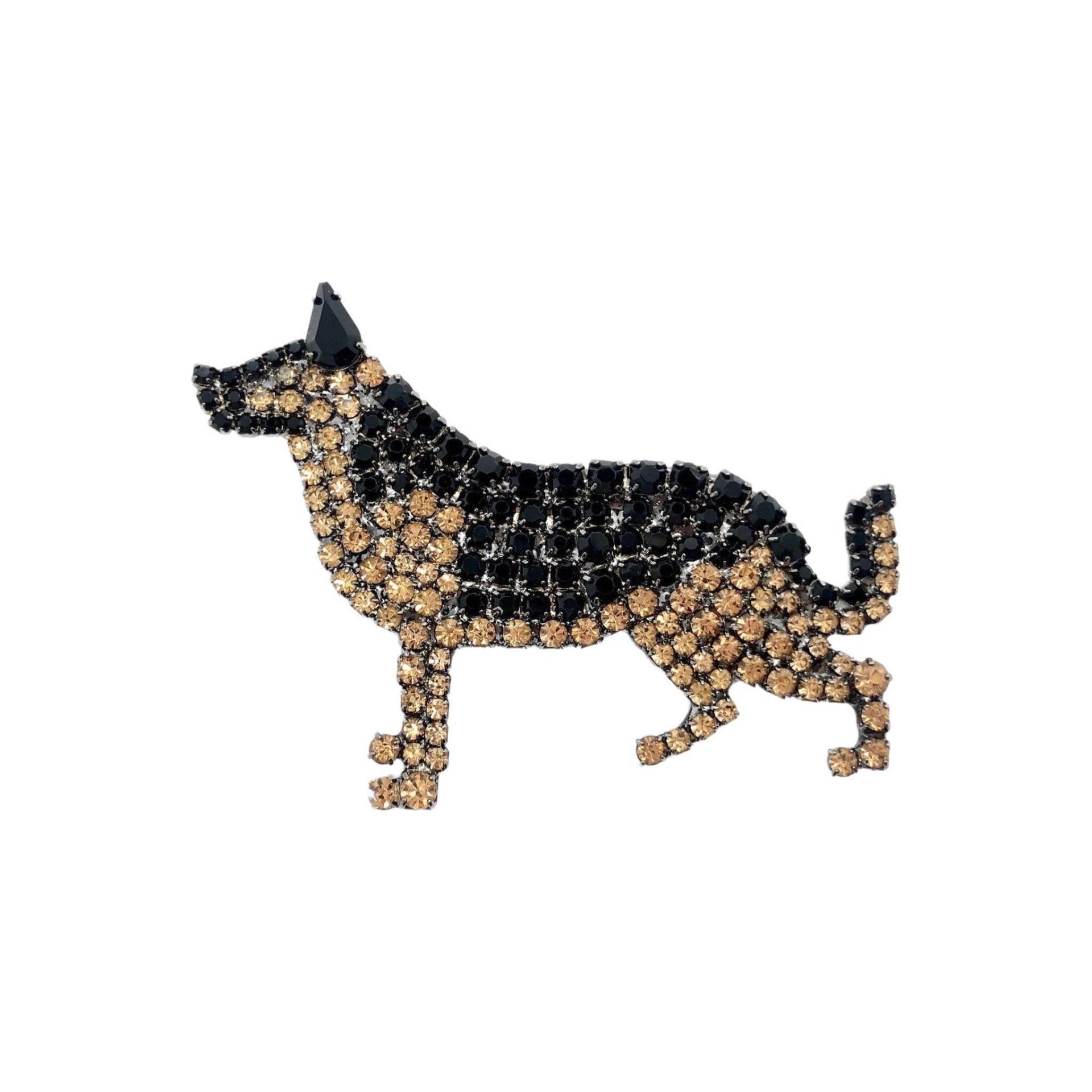 Deutsche Schäferhund Brosche von vonWalhofJewelry