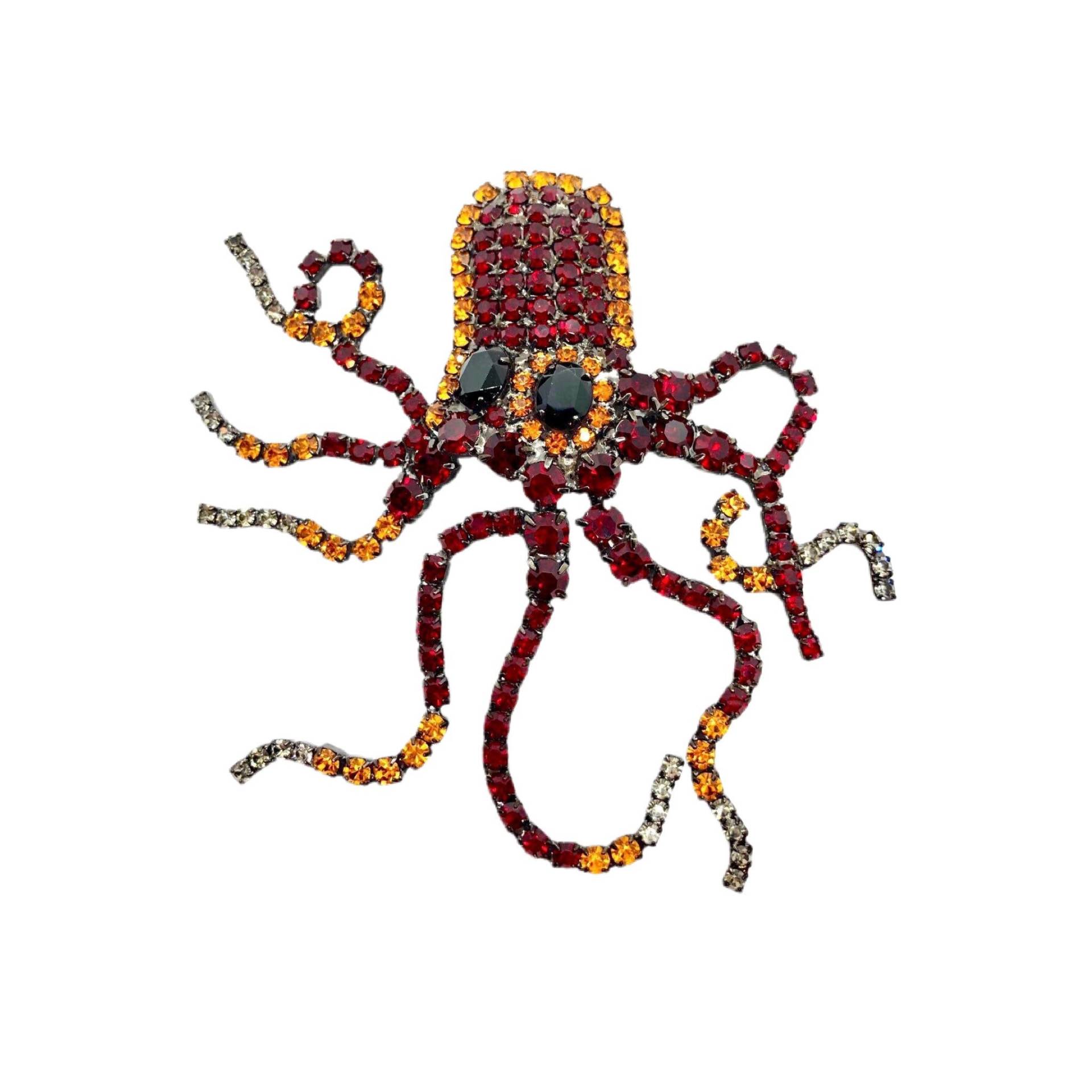 Große Tintenfisch Brosche - Bettina Von Walhof Pin Statement Schmuck Tremblant von vonWalhofJewelry