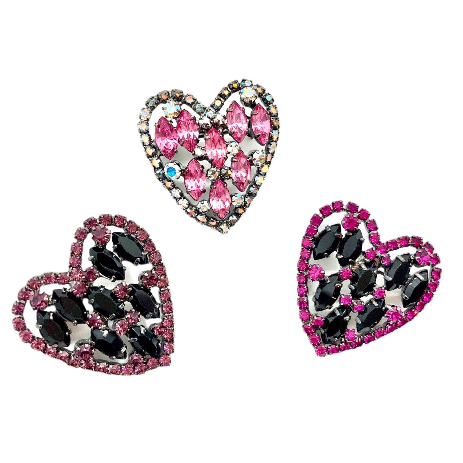 Herzchen Anstecknadel - Swarovski Kristalle Von Walhof von vonWalhofJewelry