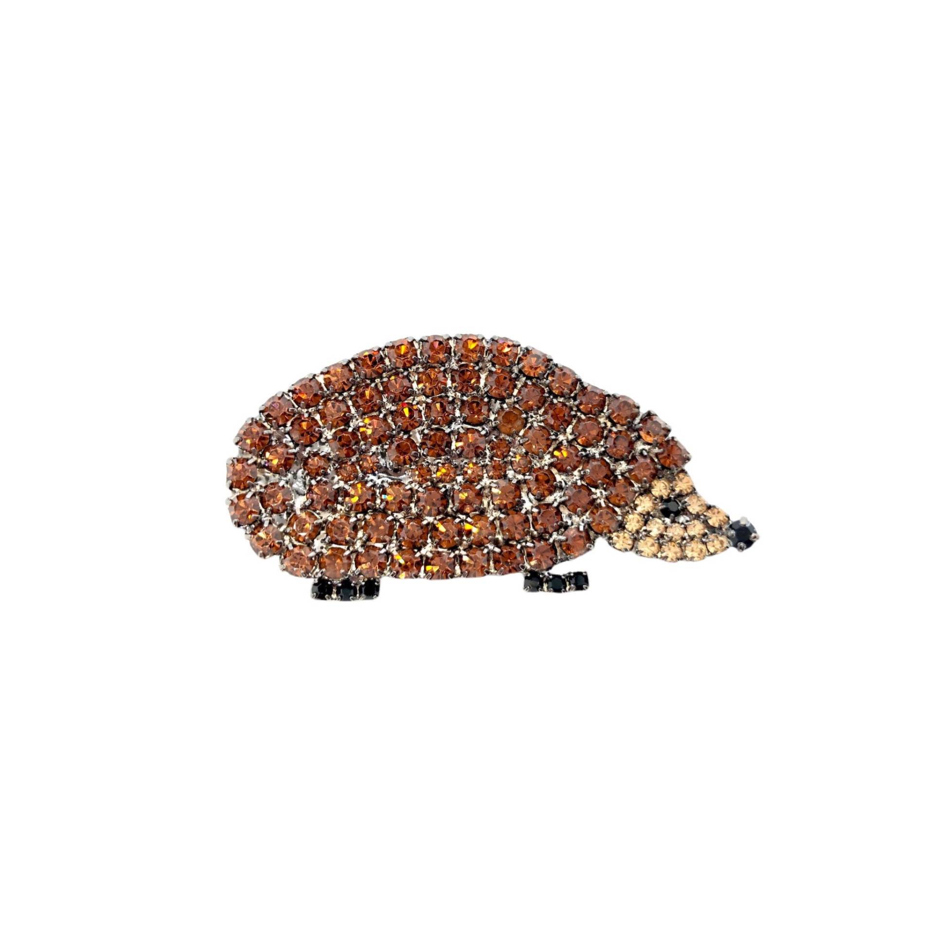 Igel Pin - Vintage Strass Schmuck von vonWalhofJewelry