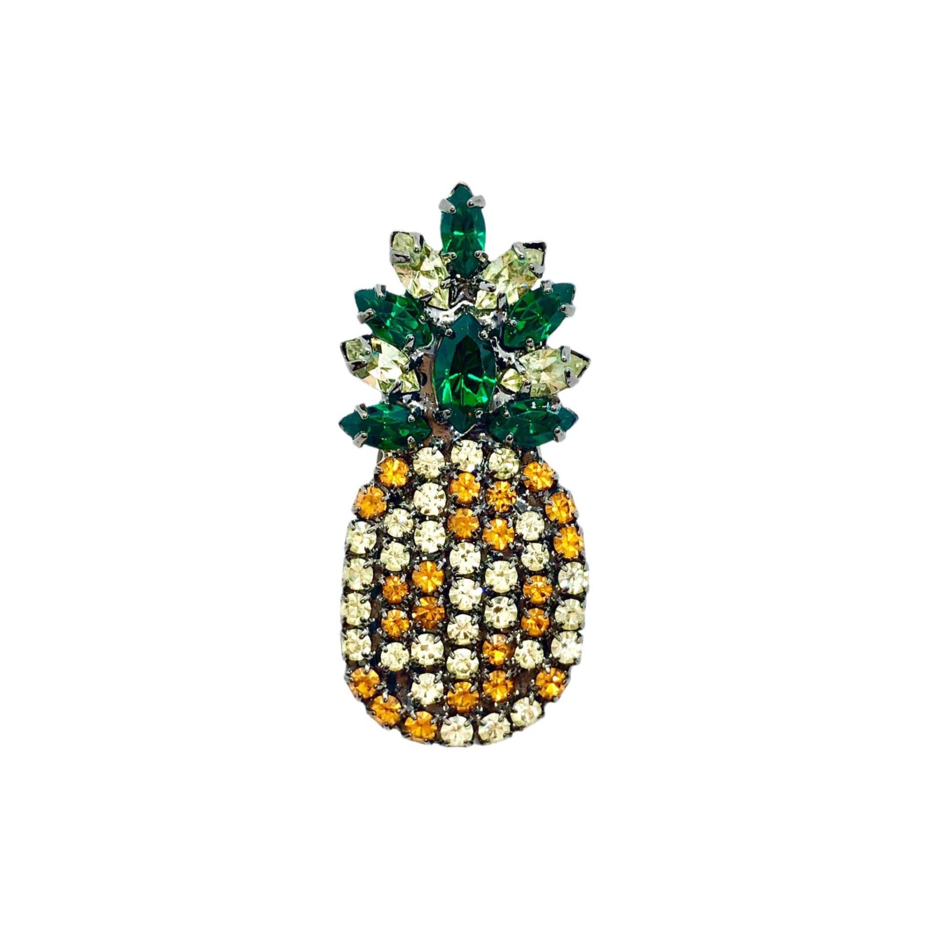 Kleine Ananas Anstecknadel - Vintage Schmuck/Retro Rockabilly von vonWalhofJewelry