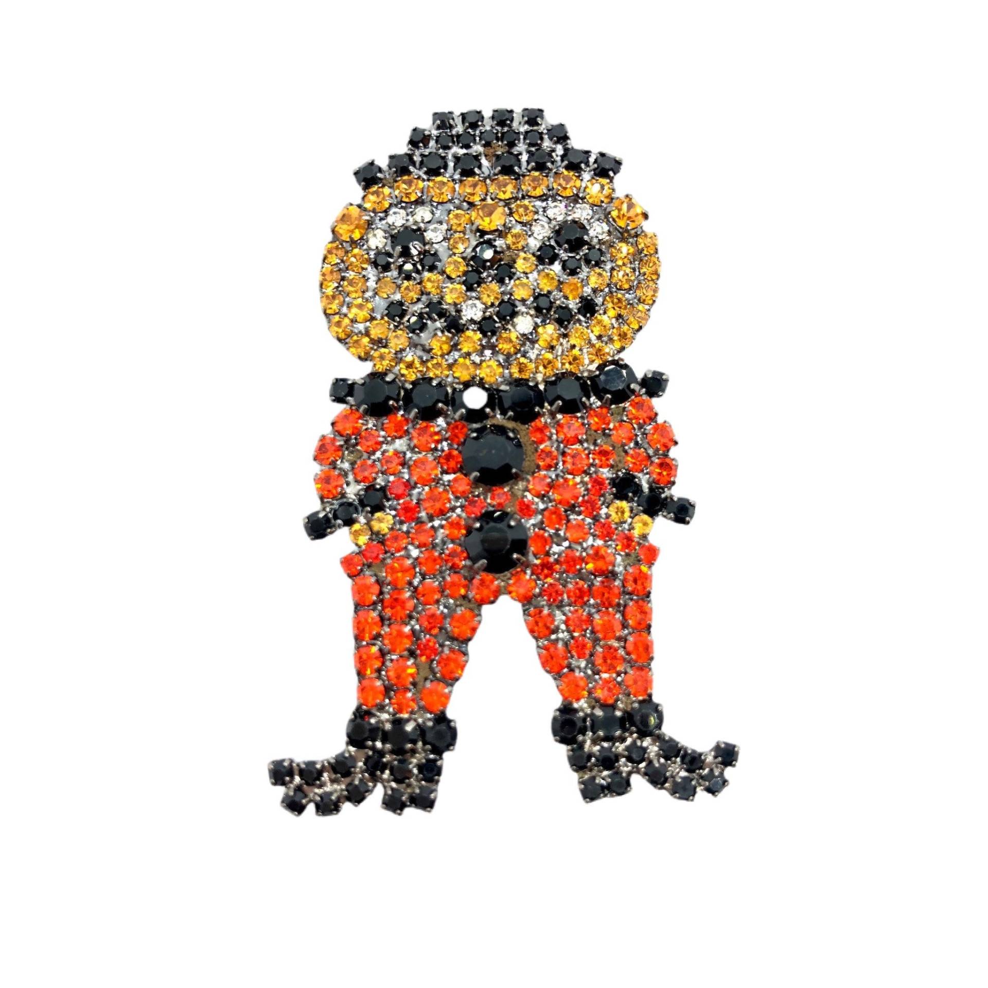 Kürbis Männchen Brosche - Halloween Schmuck/Von Walhof von vonWalhofJewelry