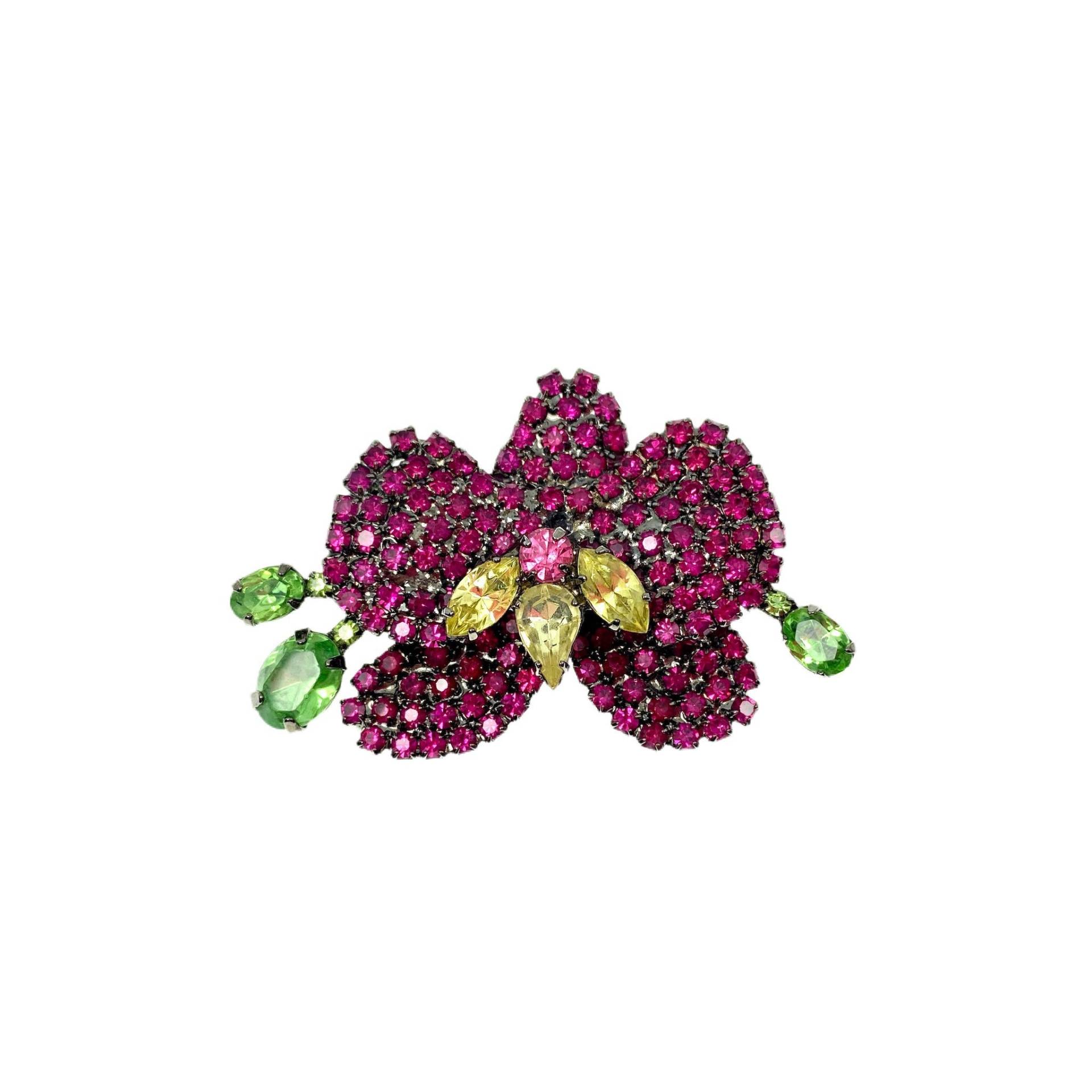 Orchidee Brosche - Blume Pin/ Von Walhof Schmuck von vonWalhofJewelry
