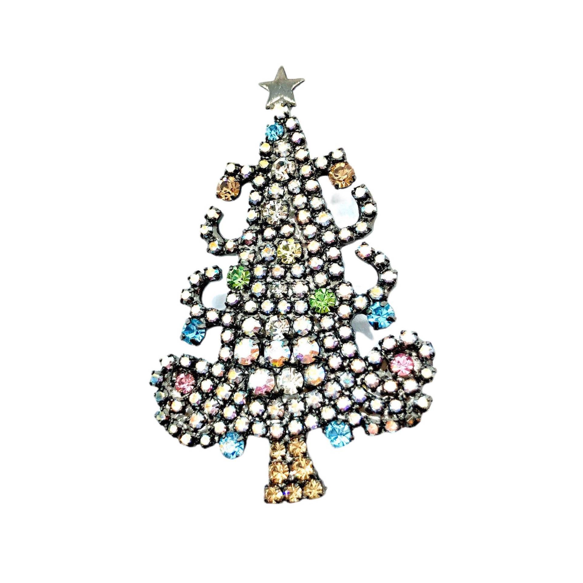 Pastell Weihnachtsbaum Pin - Seussical Style/Urlaub Schmuck von vonWalhofJewelry