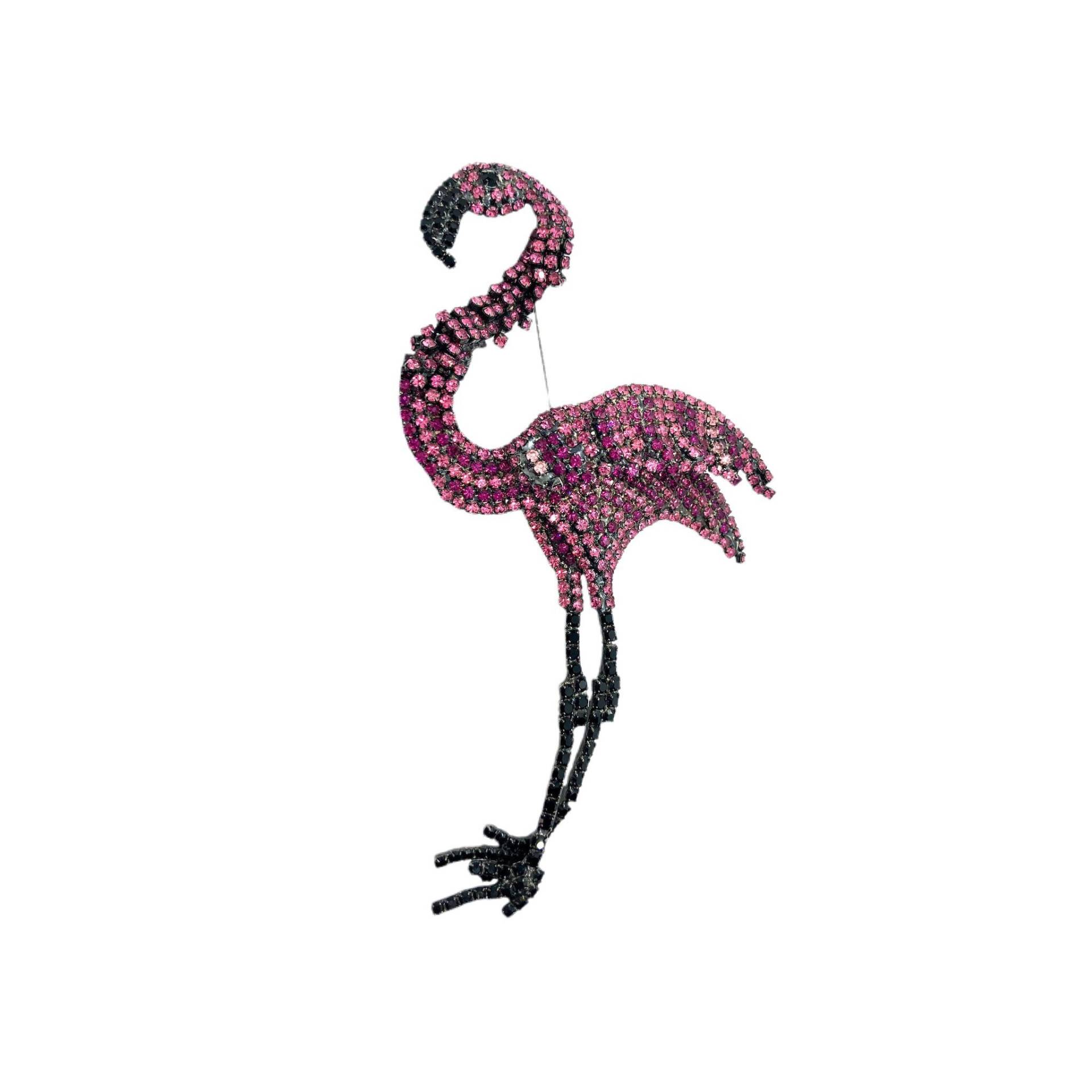 Pinke Flamingo Brosche - Bettina Von Walhof Pin/Retro Schmuck von vonWalhofJewelry