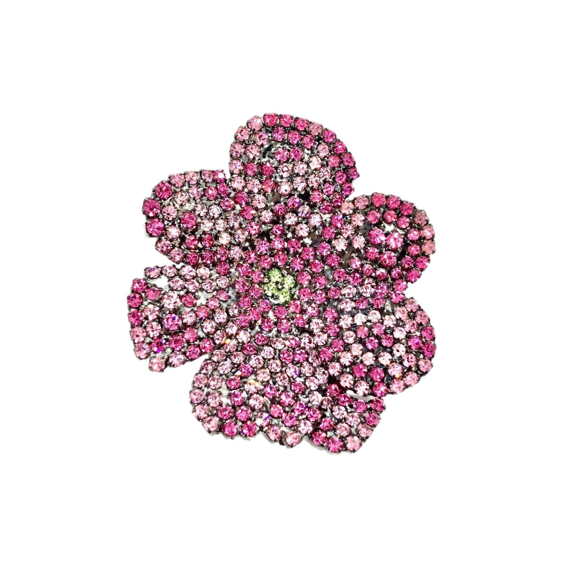 Rosa Blumen Brosche - Mimulus Ringens Anstecknadel von vonWalhofJewelry