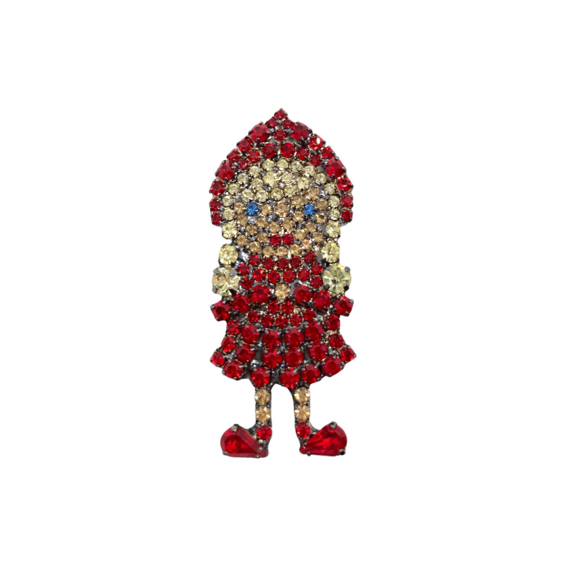 Rotkäppchen Brosche - Kristall Märchen Gebrüder Grimm von vonWalhofJewelry