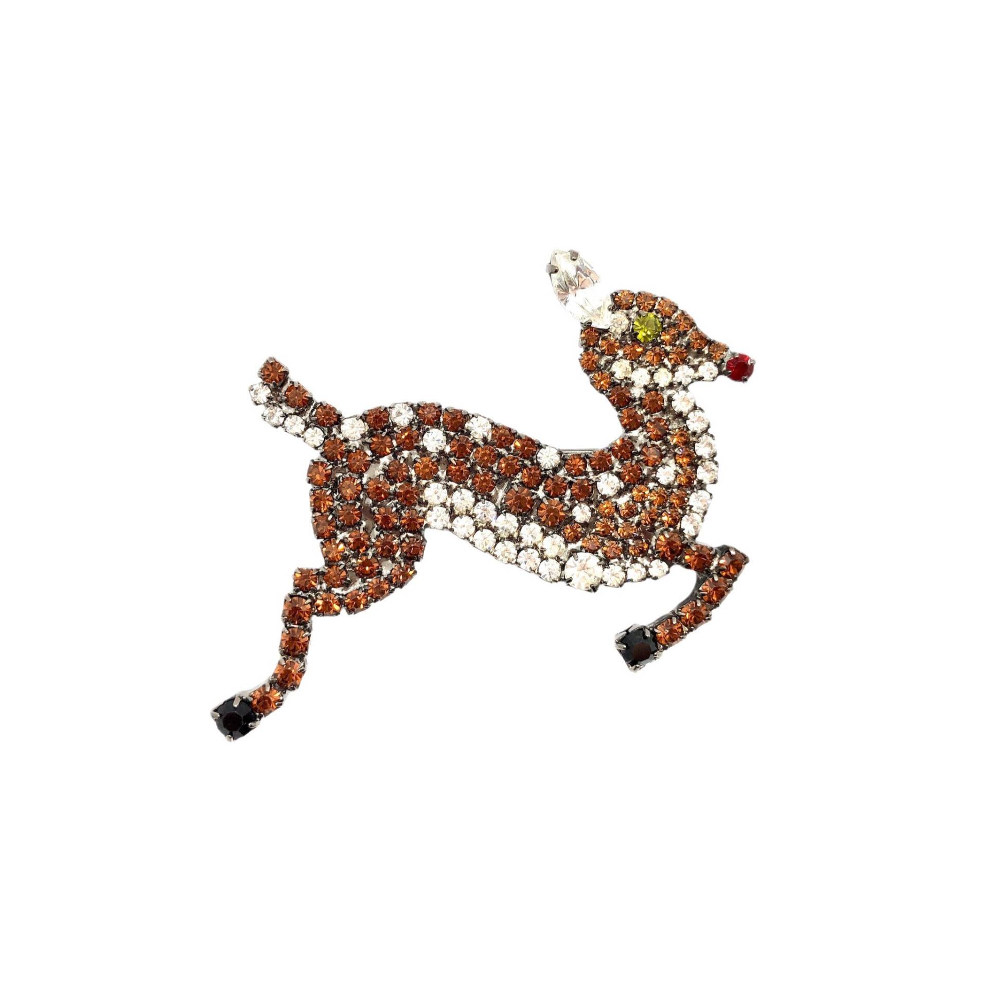Rudolph Reindeer Pin - Urlaub Weihnachten Buch Schmuckstück Rudolph Reindeer Pin - Urlaub Weihnachten Buch Schmuckstück von vonWalhofJewelry