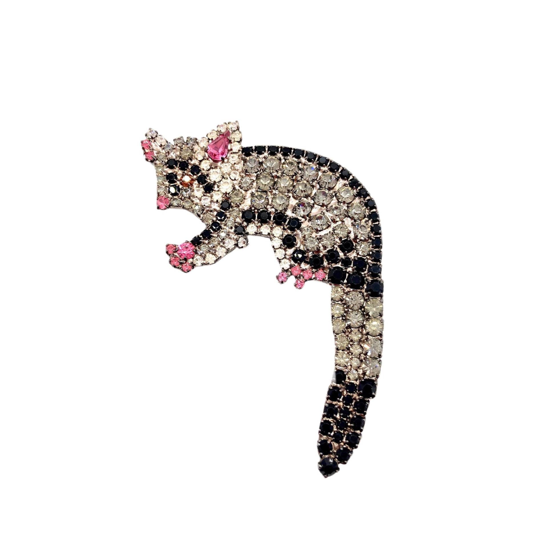 Sugar Glider Pin -Joey - Bear Strass Beuteltier Brosche von vonWalhofJewelry