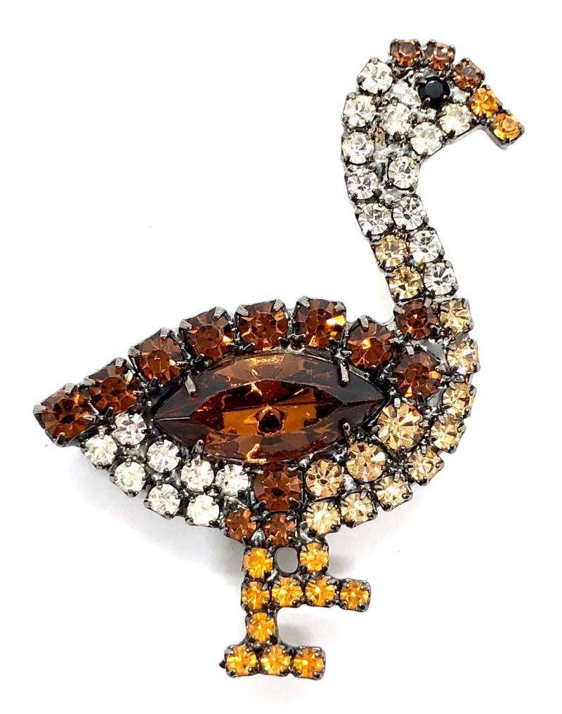 Toulouser Gans Anstecknadel - Geflügel Gänse Farmyard Swag von vonWalhofJewelry