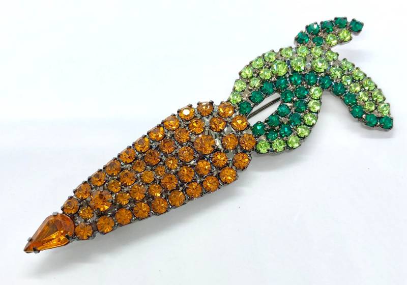 Vintage Karotte Pin/Brosche Von Walhof Schmuck von vonWalhofJewelry