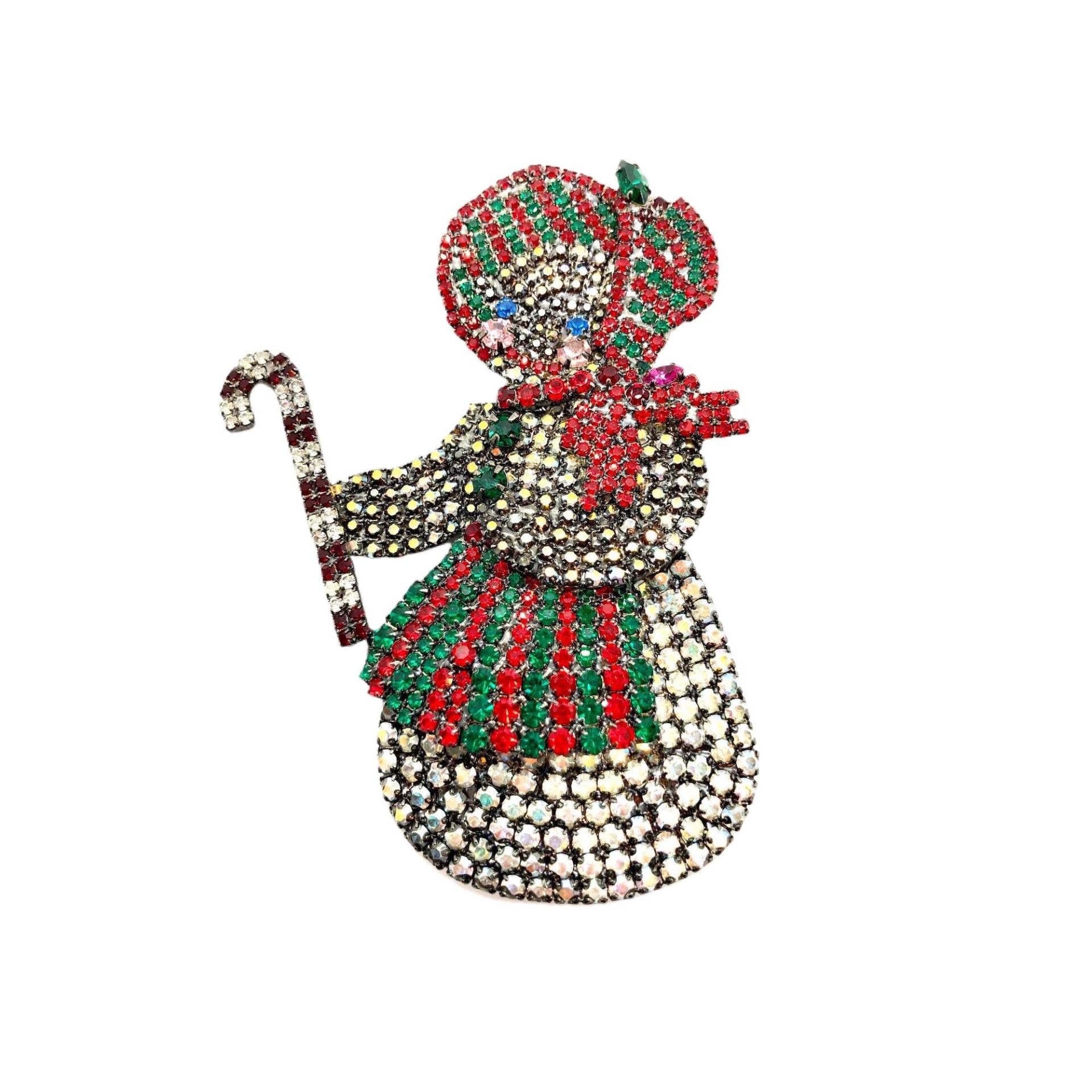 Von Walhof Weihnachtsschmuck/Schneefrau Brosche Schneemann Plump Mrs. Frosty von vonWalhofJewelry
