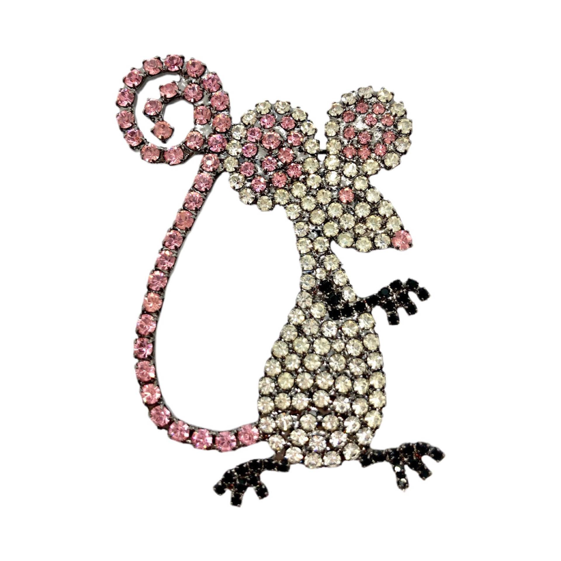 Weiße Maus Brosche - Albino Nager Anstecknadel Von Walhof von vonWalhofJewelry