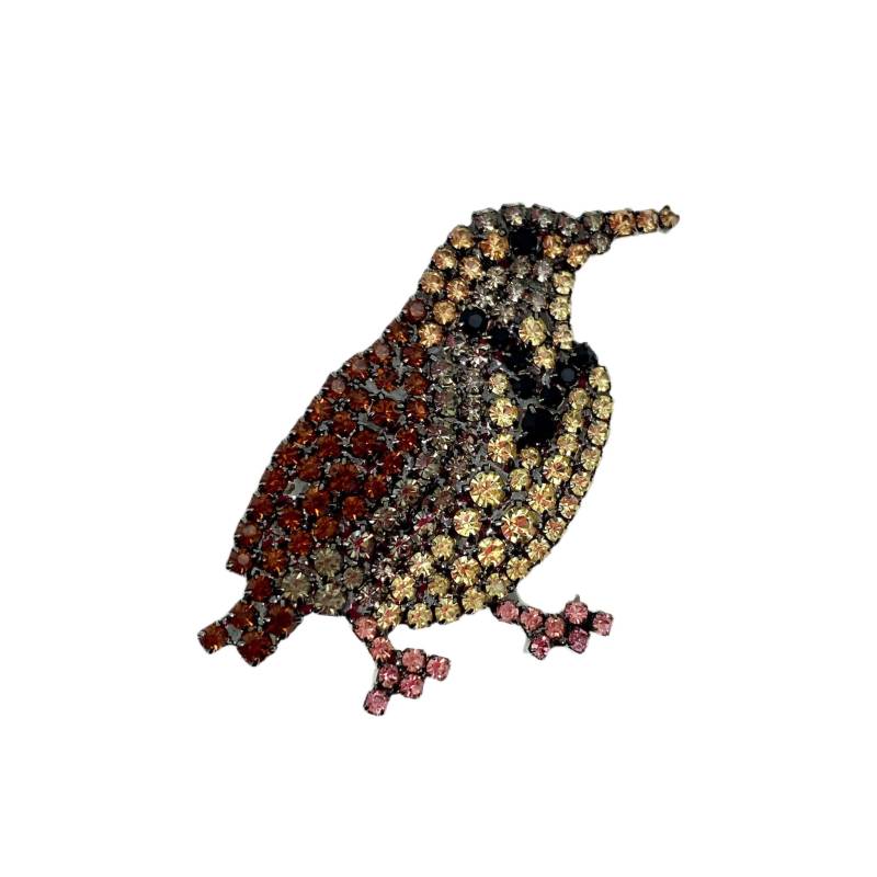 Westliche Meadowlark Brosche - Singvogel Pin/Vogel Schmuck von vonWalhofJewelry