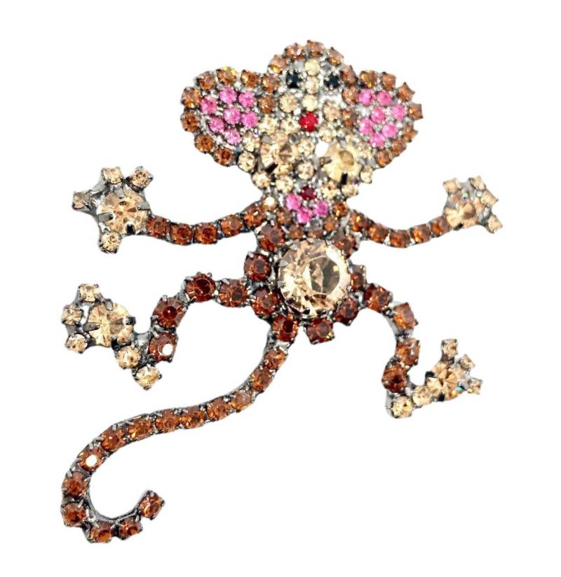 strass Affe Mit Palme & Banane Ohrringe - 5Er Set von vonWalhofJewelry