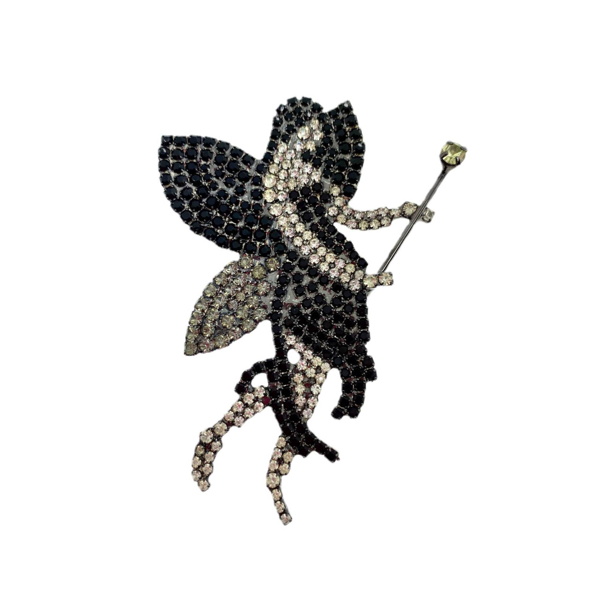 strass Fee Anstecknadel/Von Walhof Brosche Feen Schmuck von vonWalhofJewelry