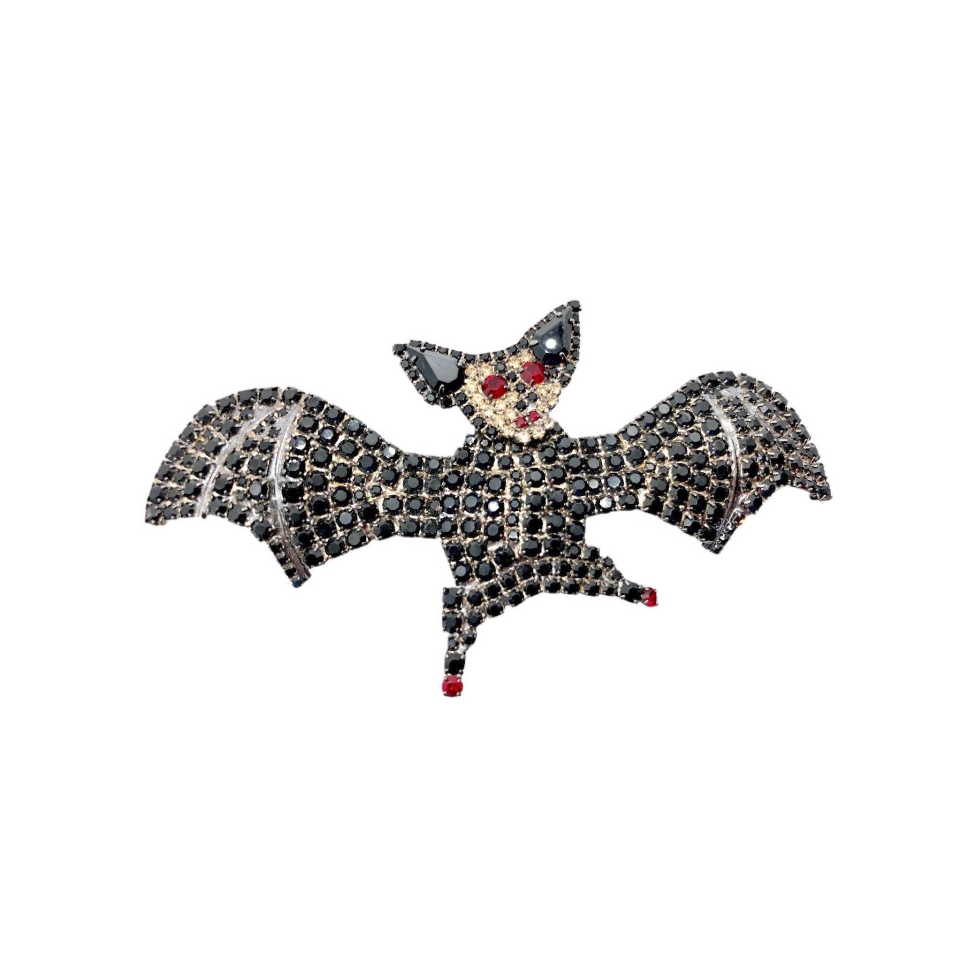 strass Fledermaus Brosche/Vlad Die Tanzende Von Walhof Schmuck von vonWalhofJewelry