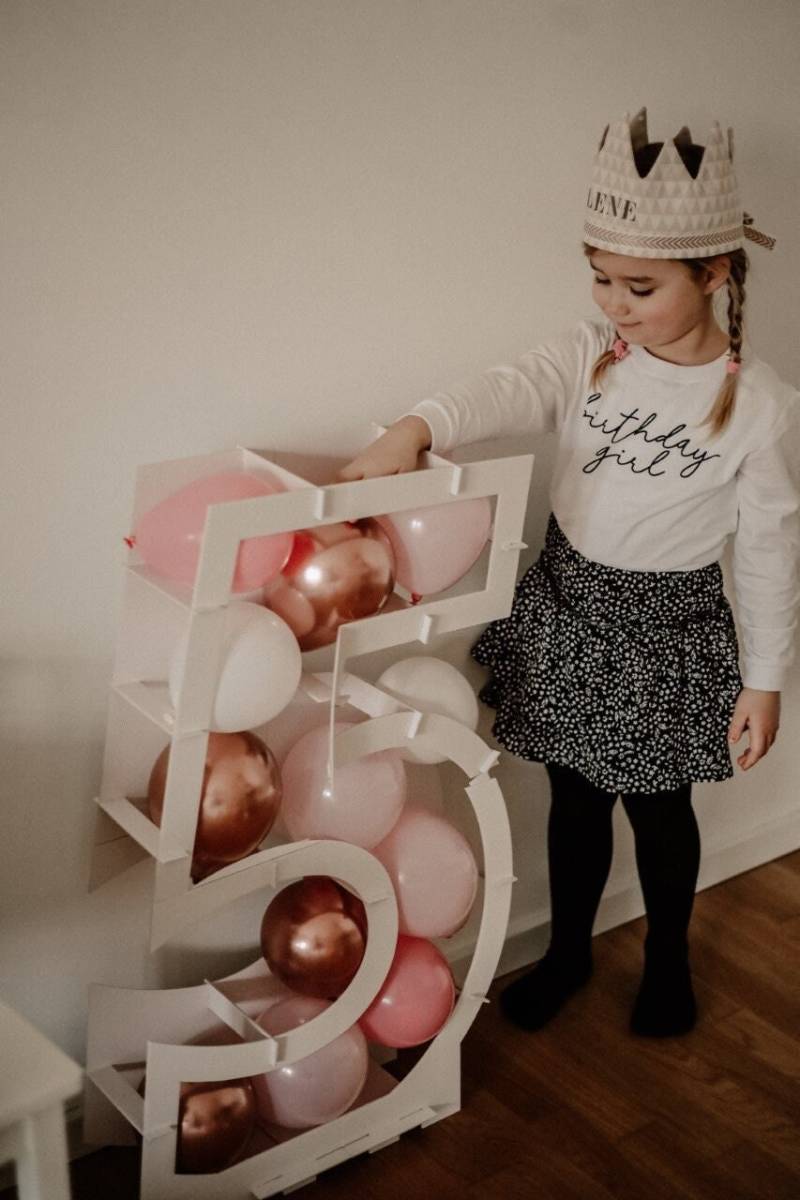 Birthday Girl Longsleeve | Geburtstagshirt Mädchen Kinder Geburtstagskind Langarm von vonjula