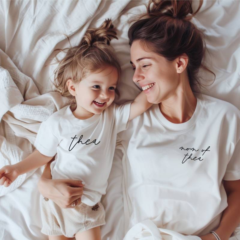 Mama Tshirt Kindernamen I Mom Of Personalisiert Namen Kinder Muttertagsgeschenk von vonjula