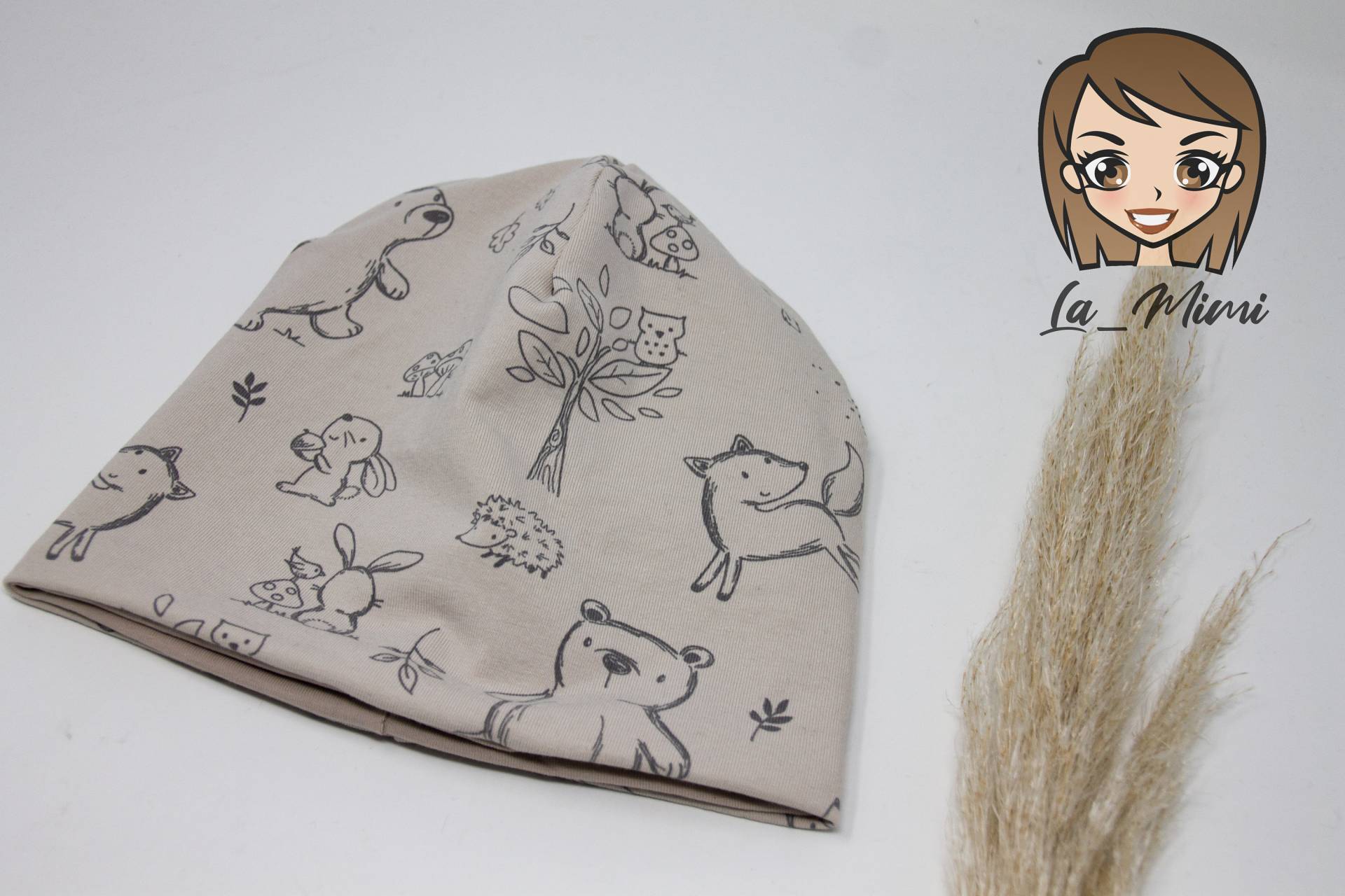 Beanie Und Lop Doppellagig, Waldtiere, Für Kinder, Kinderbeanie, Loop von vonlamimi