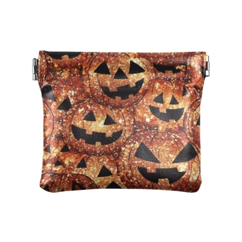 Cartoon Cute Christmas Orange Pailletten Kürbis Damen Kleine Leder Münzbörse Geldbörse Einzigartige Mini Kosmetiktasche für Damen, Cartoon-süßer orangefarbener Pailletten-Kürbis, 1 size, Druckkunst Cartoon Cute Christmas Orange Pailletten Kürbis Damen Kleine Leder Münzbörse Geldbörse Einzigartige Mini Kosmetiktasche für Damen, Cartoon-süßer orangefarbener Pailletten-Kürbis, 1 size, Druckkunst von voucong