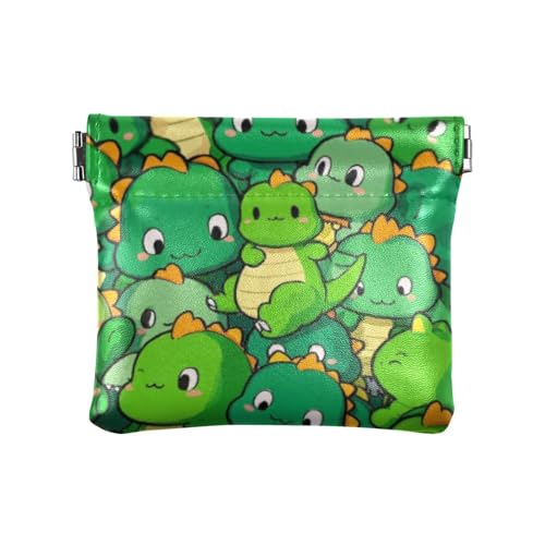 Cartoon-Geldbörse mit niedlichem Dinosaurier-Motiv, für Damen, PU-Leder, tragbar, Make-up-Tasche für Damen, Cartoon-Dinosaurier, grün, 1 size, Druckkunst Cartoon-Geldbörse mit niedlichem Dinosaurier-Motiv, für Damen, PU-Leder, tragbar, Make-up-Tasche für Damen, Cartoon-Dinosaurier, grün, 1 size, Druckkunst von voucong