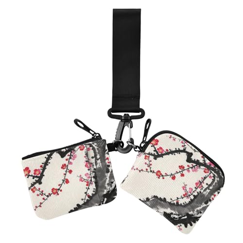 Chinesische Tintenmalerei Blume Damen Münzgeldbörse Kartenhalter kompakte Größe Visitenkartenhalter mit Reißverschlusstasche für Damen 2 Stück, chinesische Tintenmalerei Blume, 1 Größe, Druckkunst, Chinesische Tintenmalerei Blume Damen Münzgeldbörse Kartenhalter kompakte Größe Visitenkartenhalter mit Reißverschlusstasche für Damen 2 Stück, chinesische Tintenmalerei Blume, 1 Größe, Druckkunst, von voucong