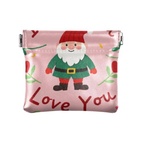 Damen-Geldbörse aus Leder, Motiv: "I Love Your Valentine", Cartoon-Cartoon-Zwerg, tragbarer Schmuck für Damen, Ich liebe deinen Valentins-Cartoon-Zwerg, 1 size, Druckkunst von voucong