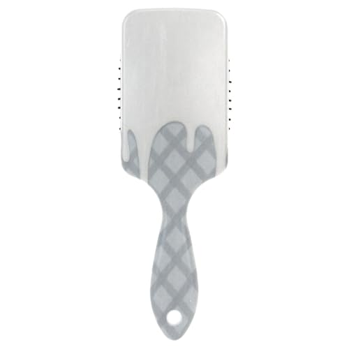 Graues Eiscreme-kariertes süßes Haarbürsten für Damen, dünn, Kopfmassagegerät für Haarausfall, mit ergonomischem Griff, cepillo para cabello de mujer Graues Eiscreme-kariertes süßes Haarbürsten für Damen, dünn, Kopfmassagegerät für Haarausfall, mit ergonomischem Griff, cepillo para cabello de mujer von voucong