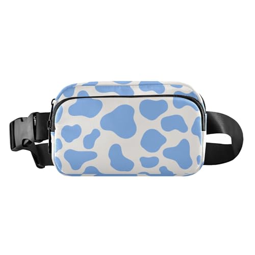 Gürteltasche mit Kuh-Aufdruck, trendige Bauchtasche für Damen und Herren, große Kapazität, Crossbody-Tasche, Anti-Diebstahl-Hüfttasche mit verstellbarem Gurt, für Radfahren, Wandern, Fitnessstudio von voucong