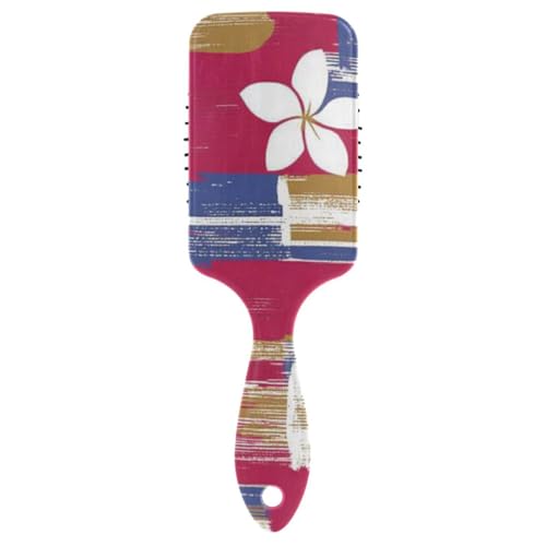 Japanische antistatische Haarbürste mit roten Blumen für Frauen, Kopfhaut-Massagegerät für Haarausfall, mit ergonomischem Griff, Cepillo para cabello rizado Japanische antistatische Haarbürste mit roten Blumen für Frauen, Kopfhaut-Massagegerät für Haarausfall, mit ergonomischem Griff, Cepillo para cabello rizado von voucong