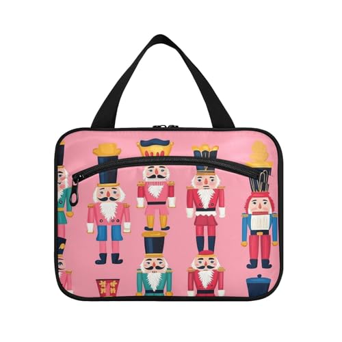 Nussknacker, hängende Kulturtasche für Damen, mit Haken, kompakte Designer-Reisetasche, Kulturbeutel für Frauen, ein Muss auf Reisen, Bolsa de maquillaje para Mujer L von voucong