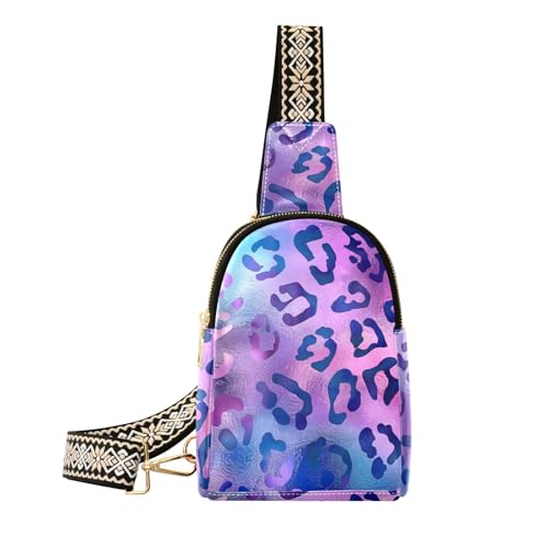 Trendige Umhängetasche mit Leopardenmuster, niedliche Reise-Gürteltasche für Reisen, Leopardenmuster, 1 size Trendige Umhängetasche mit Leopardenmuster, niedliche Reise-Gürteltasche für Reisen, Leopardenmuster, 1 size von voucong