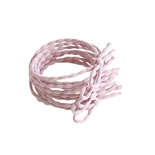 vreplrse 10 Stück Elastisches Haarband Krawatte Bowknot Urlaub Party Reise Schule Seil Tragbare Kopfbedeckung Zubehör Damen Weiblich, Geben Sie 7 ein von vreplrse