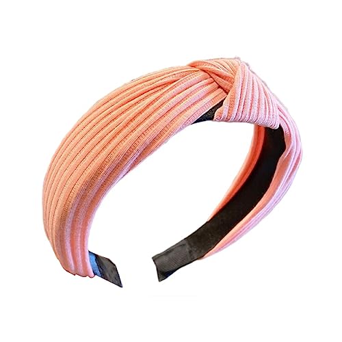 vreplrse Frauen Breites Haarband Casual Hair Hoop Bands Tuch Laufen Workout Gesicht Waschen Stirnbänder Headwear Weibliche Accessoires, Rosa von vreplrse