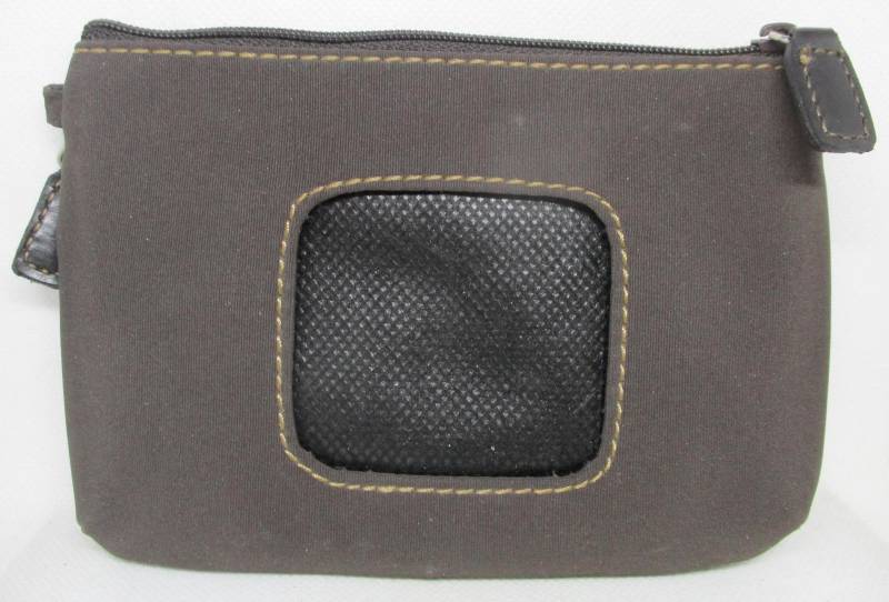 Vintage Braun Nylon Doppel Reißverschluss Brieftasche Reise Make-Up Medizin Fall Vintage Braun Nylon Doppel Reißverschluss Brieftasche Reise Make-Up Medizin Fall von vserendipityboutique