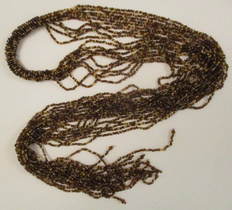 Vintage Braune Gürtel Halskette 1980Er Jahre von vserendipityboutique