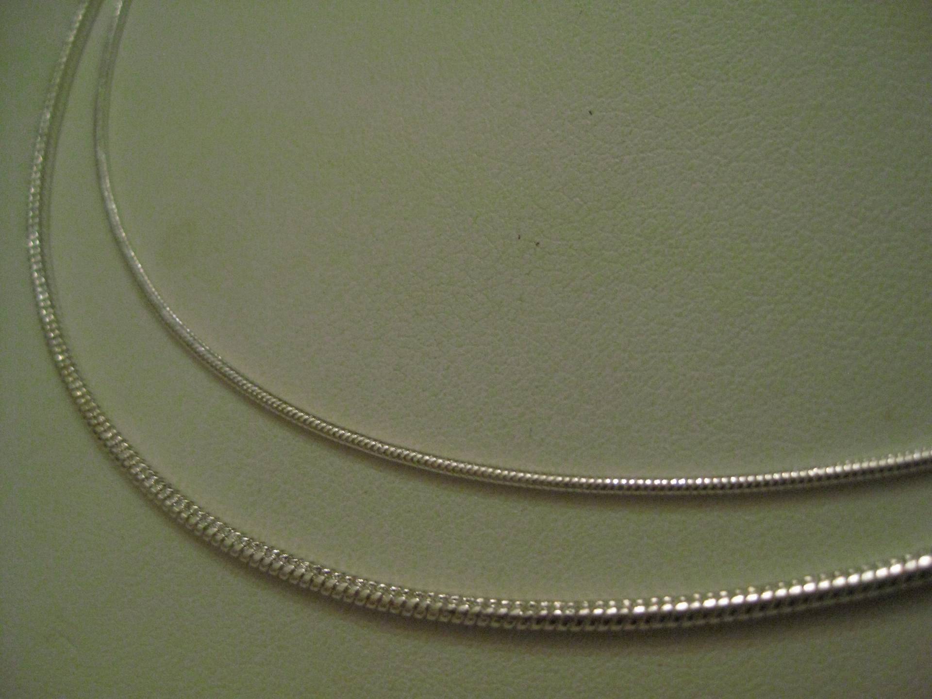 Vintage Sterling Silber Schlangenkette 19 Oder 20 Inch von vserendipityboutique