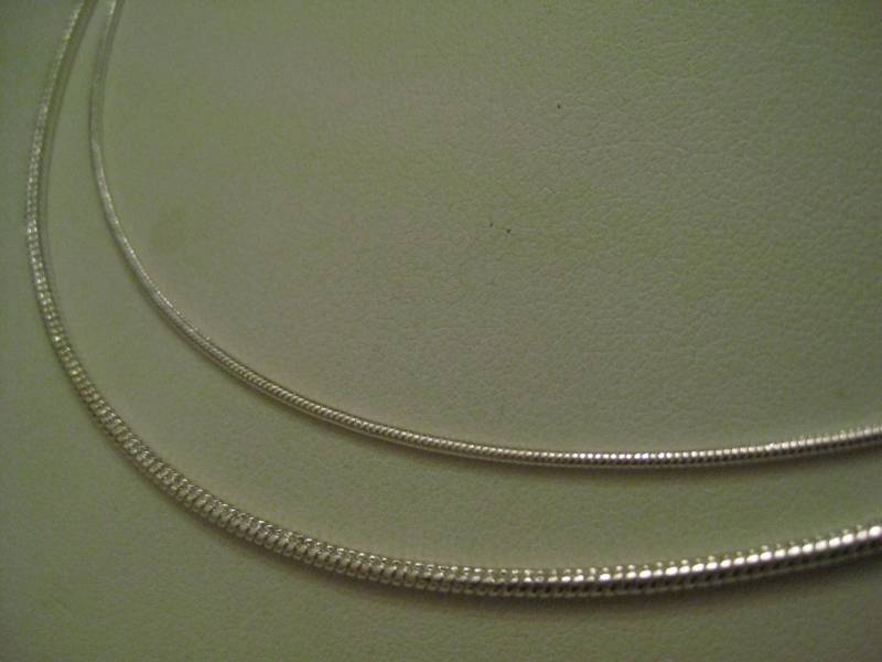 Vintage Sterling Silber Schlangenkette 19 Oder 20 Inch von vserendipityboutique