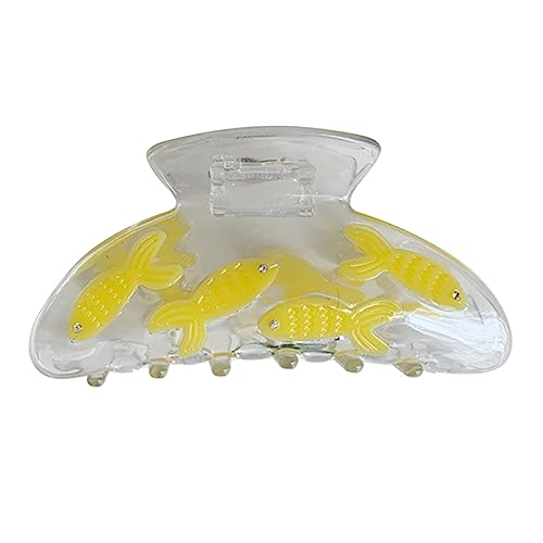 vsilay Lianxue Niedliche transparente Haarspangen, Cartoon-Klaue, Krabbe, Acryl, rutschfest, Haar-Accessoires für Frauen und Mädchen, Schmuck von vsilay