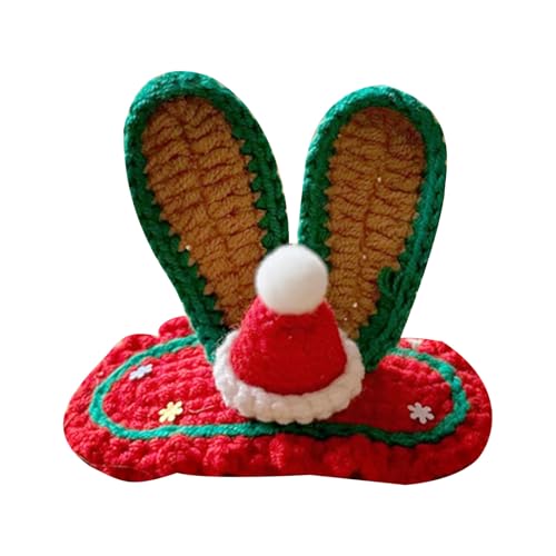 vsilay Weihnachten Gestrickte Haarspange Stilvolle Wolle Weihnachten Haarspange Hasenohren Haarnadel Haarschmuck für Kinder Geschenk von vsilay