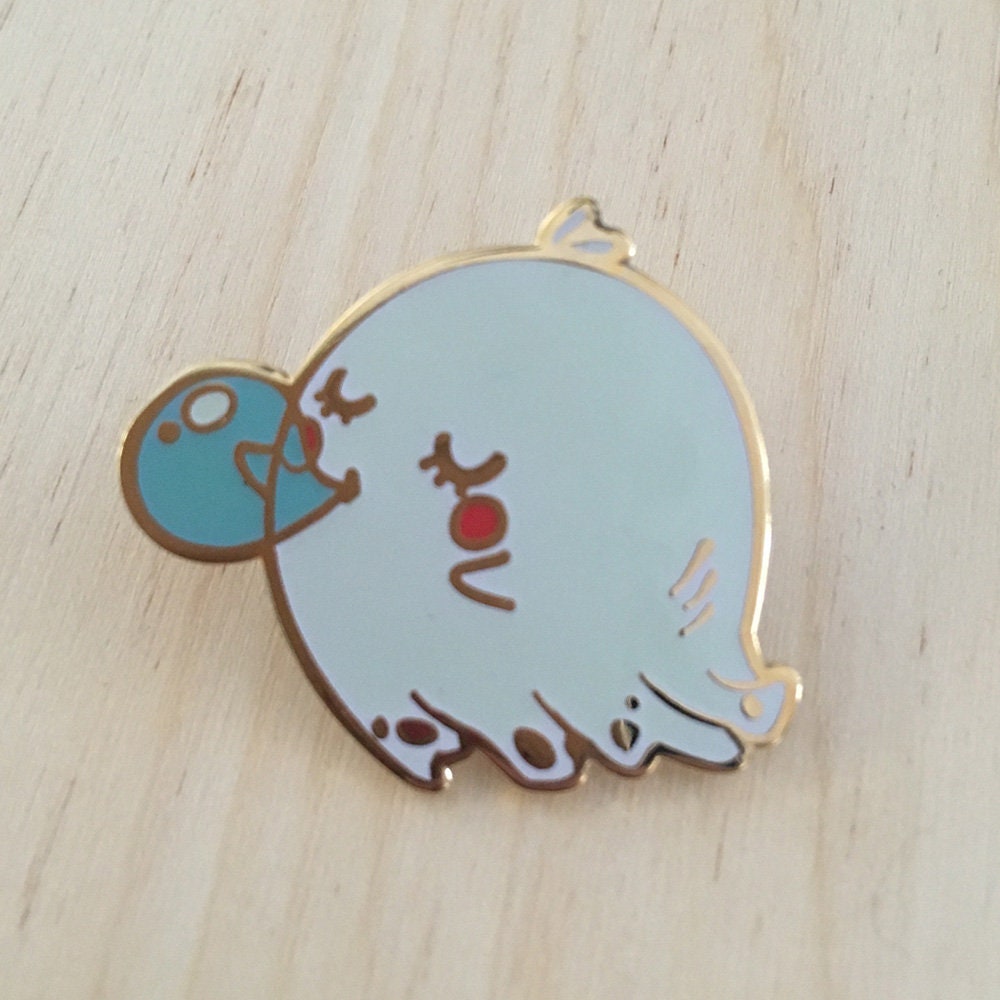 Glow in The Dark Blau Bubblegum Ghost - Emaille Pin Glow in The Dark Blau Bubblegum Ghost - Emaille Pin von vuduberi